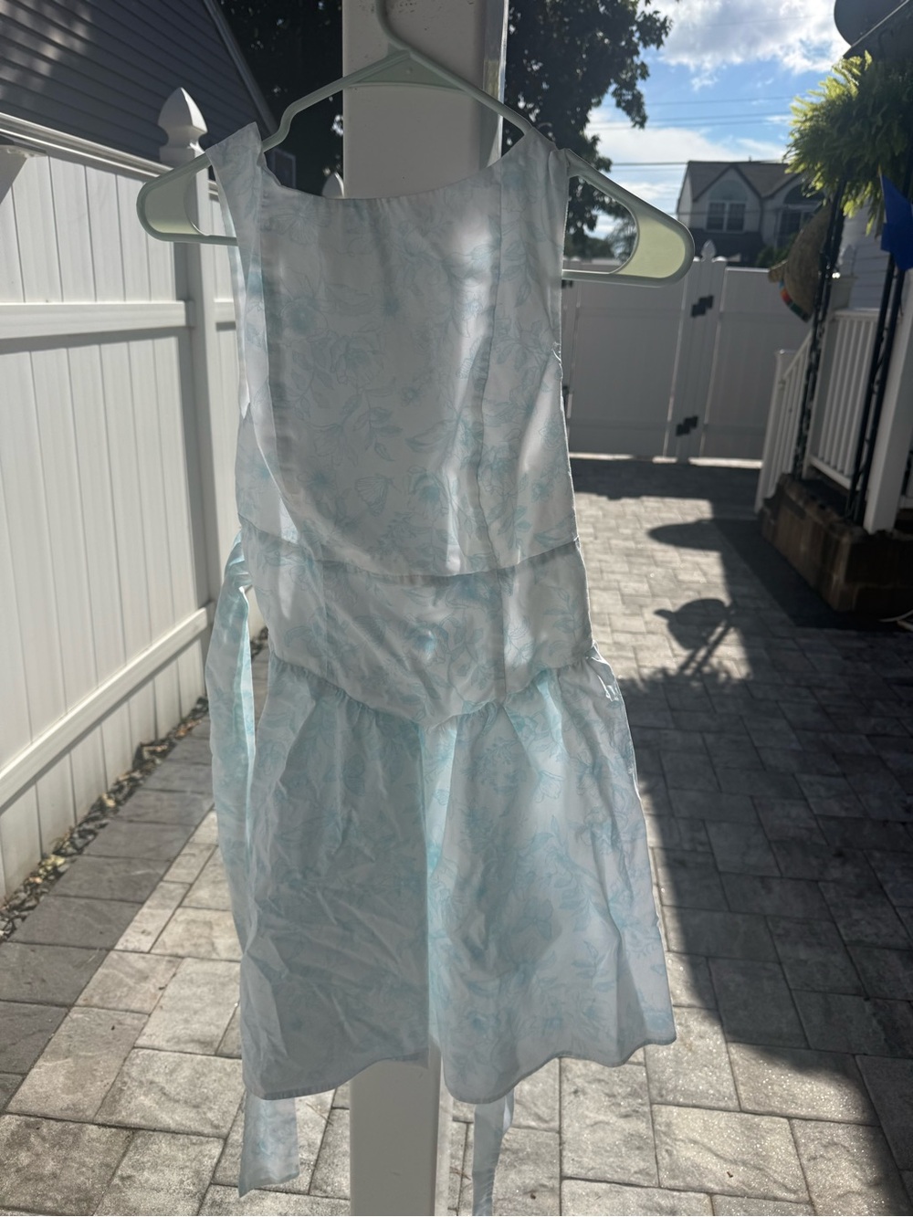wild fable Pale Blue Floral Party Dress